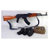 Romania CN Romarm SA/ Cugir/ CAI SAR-1 7.52x39 Cal Rifle SN# S1-52560-2001, Canvas Sling, 4 Total Ma Romania CN Romarm SA/ Cugir/ CAI SAR-1 7.52x39 Cal Rifle SN# S1-52560-2001, Canvas Sling, 4 Total Ma