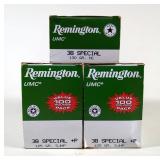 Remington .38 Spl And .38 Spl+P Ammo, Approx 250 Rds Remington .38 Spl And .38 Spl+P Ammo, Approx 250 Rds