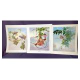 Bernard Martin Signed Bird Prints 
