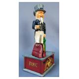 Uncle Sam Mechanical Coin Bank