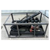 2025 Mower King Model SSECAG-Y Skid Steer Auger With 3 Bits - 6",12" and 14" - Unused 2025 Mower King Model SSECAG-Y Skid Steer Auger With 3 Bits - 6",12" and 14" - Unused