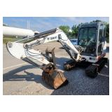 2007 Ingersoll Rand Bobcat Compact Excavator Model 331 With Extra Bucket, 2340.4 Hours 2007 Ingersoll Rand Bobcat Compact Excavator Model 331 With Extra Bucket, 2340.4 Hours