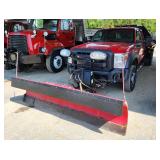 2015 Ford F 550 Heavy Duty 4x4 Truck With Snow Plow and Monroe Spreader, Odometer Reads 75,797 Miles 2015 Ford F 550 Heavy Duty 4x4 Truck With Snow Plow and Monroe Spreader, Odometer Reads 75,797 Miles