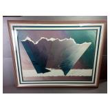 Abstract Print Believed To Be By Laura Crehuet Berman (Spanish-American, 1973- ), Signed And Numbere