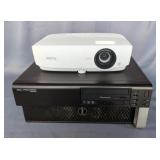 Dell Precision T5600 Workstation And BenQ Projector