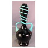 Hand Blown Art Glass Vases, Qty 3