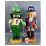 Steinbach German Wooden Nutcrackers, Qty 2