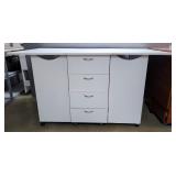 Kangaroo Cabinets Extension Sewing Table with Storage, 36" x 70" x 40" 