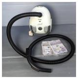 Johnny Vac Prima Canister Vacuum with Bags, Powers On