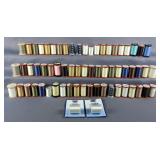 Embroidery, Sewing & Quilting Thread Spools, Various Colors, Approx Qty 65 