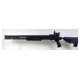 Mossberg 500 12 ga Pump Action Shotgun SN# U354048, Adjustable Stock, Red And Green Dot Sight Mossberg 500 12 ga Pump Action Shotgun SN# U354048, Adjustable Stock, Red And Green Dot Sight