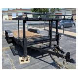 2018 Homemade Flatbed Trailer VIN# MOHMTRAILER026421, Missouri Title