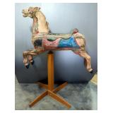 C.W. Parker Carousel Horse On Stand