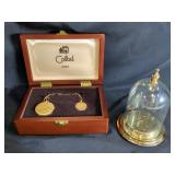 Colibri Quartz Pocket Watch For Twentieth Work Anniversary With The US Federal Government, In Displa