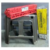 Fold-A-Sawhorse, Tool Rack Set and Plastic Sawhorse