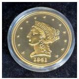 U.S. Gold Coin Replicas, Qty 2