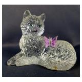 Collection Cat Figurines - Waterford Crystal and More 