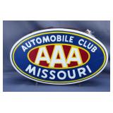 AAA Automobile Club Missouri Lighted Sign 