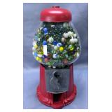 Bubble Gum Machine With Various Marbles 