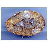 Polished Brazilian Agate Slice, 6.5" x 4"  Polished Brazilian Agate Slice, 6.5" x 4"