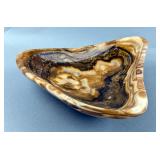 Polished Wavy Agate Bowl, 8" Wide x 2.25" Tall  Polished Wavy Agate Bowl, 8" Wide x 2.25" Tall