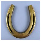 Brass Horseshoe, 3.75" x 3.25" Brass Horseshoe, 3.75" x 3.25"