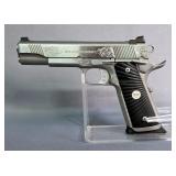 Wilson Combat Tactical Supergrade Stainless .45 ACP Pistol SN# WC12520, Level II Engraving By Wayne 