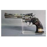 Colt Python .357 Mag 6-Shot Revolver SN# PY013037, 6" Bbl, Super High Polish, Custom Engraved Commem