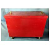 Rolling Gun Powder Storage Container With Locks, Includes Keys, Box Is 14.5" X 22.5" X 11.5"