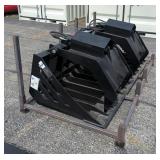 2025 GIYI Skid Steer Rock Grapple Bucket Attachment, Unused  2025 GIYI Skid Steer Rock Grapple Bucket Attachment, Unused