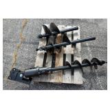 2025 MIVA Excavator 8", 12"/16" Auger Attachments, Qty 3, Unused 2025 MIVA Excavator 8", 12"/16" Auger Attachments, Qty 3, Unused