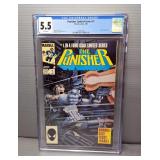 The Punisher Limited Series #1 Marvel Comics, CGC Graded 5.5, 1986 