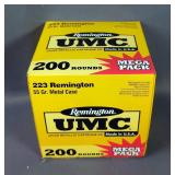 Remington UMC .223 Rem Ammo, Approx 200 Rds