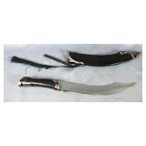 Scimitar With 11" Blade, In Scabbard