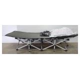 Folding Camping Cot with Carry Bag and Pad
