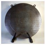 Metal Target Gong With Hanging Hook, 23.5" x 23.5"