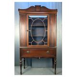 Curio Cabinet with Glass Door and Drawer