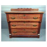 Hand Crafted Dresser with Ornate Details