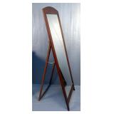 Full Length Wooden Framed Standing Mirror 