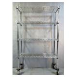 NSF Metal Rolling Storage Rack 