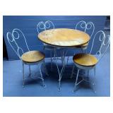 Ice Cream Parlor Table and Chair Set