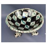 Artist Signed Art Bowls, Qty 2, And Decorative Cup