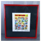Framed Comic Strip Classics Stamp Collection 