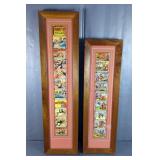 Popeye Toreador And Pelea De Gallos Spanish Comic Strips, Framed And Matted 