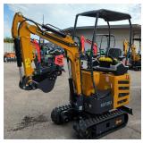 2025 CFG MX12RX Mini Excavator, Unused 