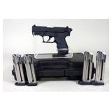 Carl Walther/ Walther Arms P22 .22 LR Pistol SN# WA524559, 5 Total Mags, Back Strap, Paperwork, In H