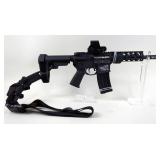 Anderson Manufacturing AM-15 .300 Blackout Pistol SN# 18140616, Red/Green Sight, Adjustable Brace