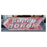 Super Boron Arrow Sign 