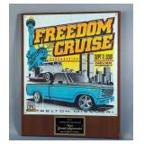 2001 Freedom to Cruise South 71 Cruisers Plaque