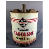Skelly Tagolene Motor Oil Five Gallon Metal Can 